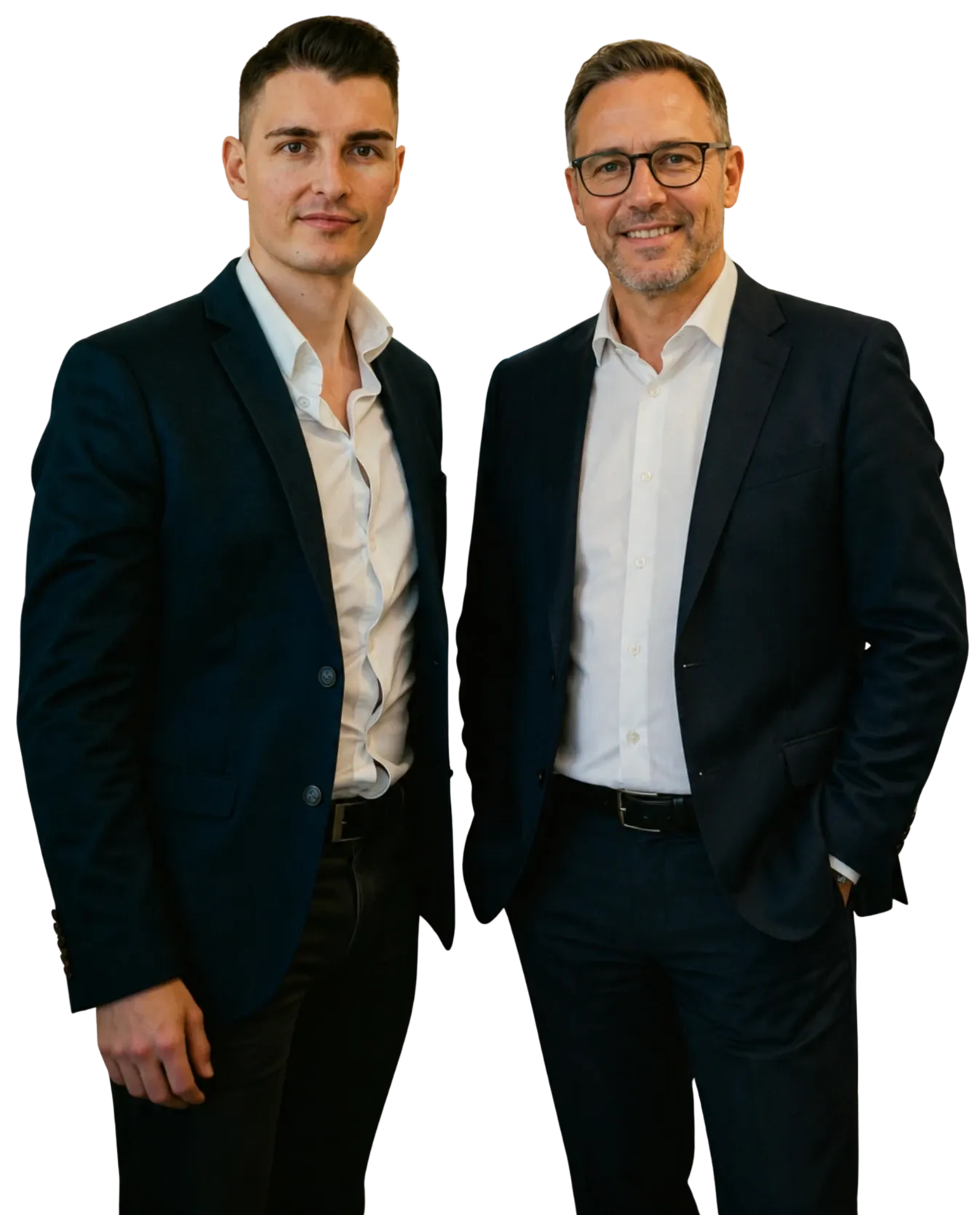 Nolen Kunert und Ulrich Wickert, Halbfigur